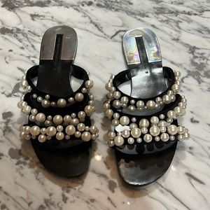 Zara pearl sandals